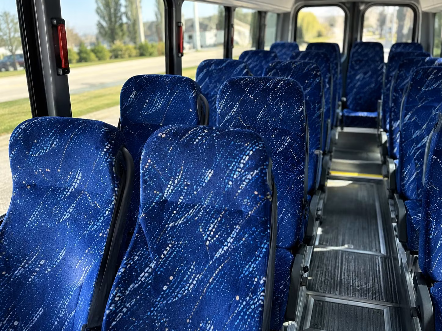 18 passenger minibus interior