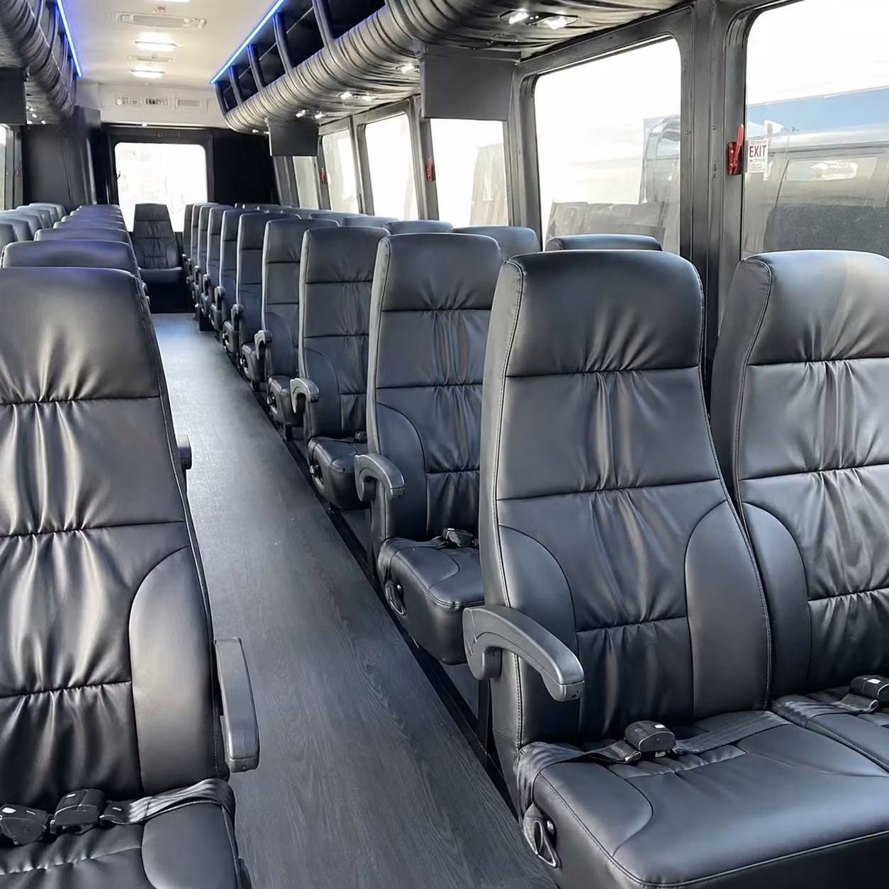 35 passenger minibus inside
