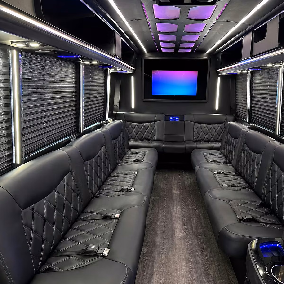 party bus interior